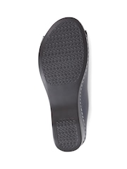 Pavers White Navy Pavers Mule Wedge Sandals - Image 3 of 3