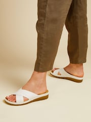 Blanco - Pavers Crossover Mule Sandals - Imagen 1 de 6