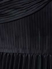 Amur Satin Pleated Maxi Dress - Image 5 of 5