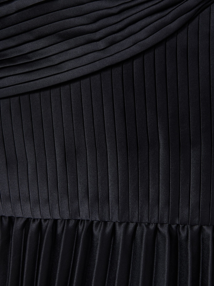 Amur Satin Pleated Maxi Dress - Image 5 of 5