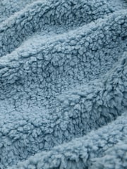 Azul - Bata larga de peluche - Imagen 10 de 11