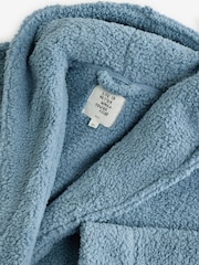 Azul - Bata larga de peluche - Imagen 11 de 11