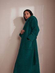 Green Long Teddy Dressing Gown - Image 2 of 8