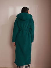 Green Long Teddy Dressing Gown - Image 3 of 8