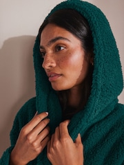 Green Long Teddy Dressing Gown - Image 4 of 8