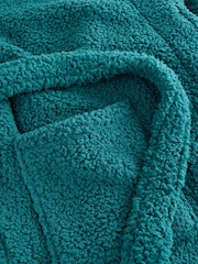Green Long Teddy Dressing Gown - Image 8 of 8