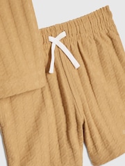 River Island Brown Slim Fit Polo Shirt & Shorts Set - Image 5 of 5