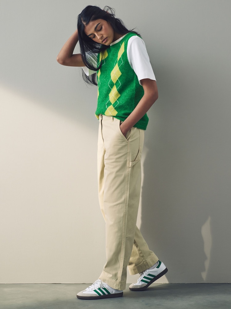 Stone Cargo 100% Cotton Trousers - Image 1 of 12