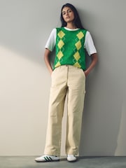Stone Cargo 100% Cotton Trousers - Image 2 of 12
