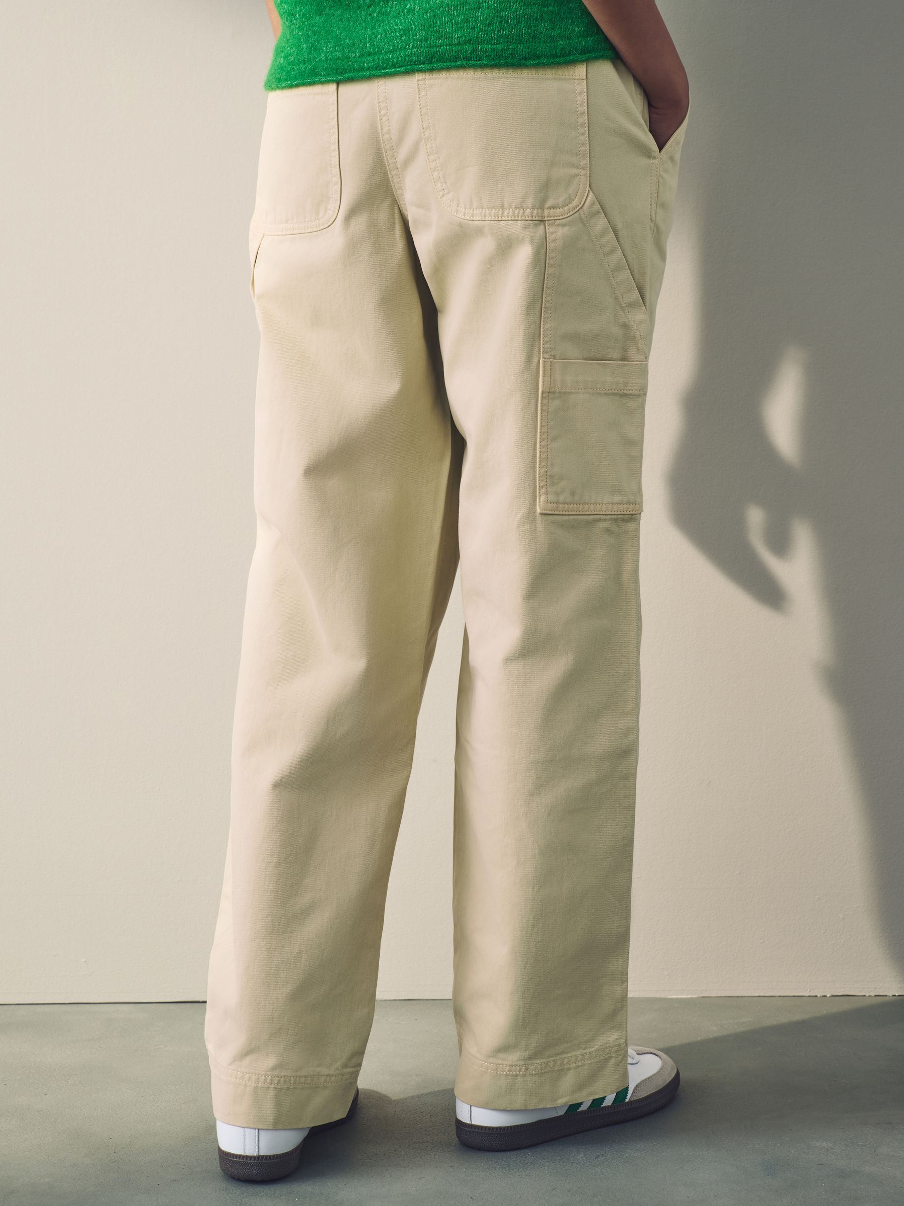 Next：日本 ストーン - カーゴ100% コットンパンツ from Next Japan