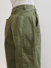 Khaki Cargo 100% Cotton Trousers - Image 5 of 7