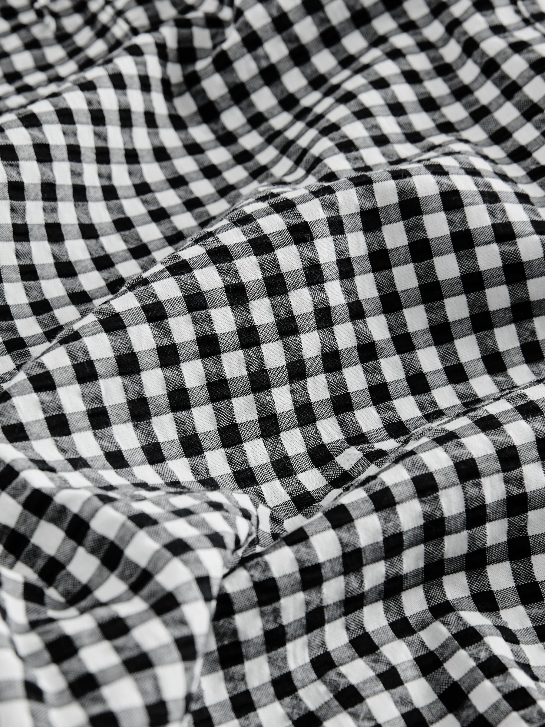 Buy Black/White Pull On Gingham Trousers from Next USA