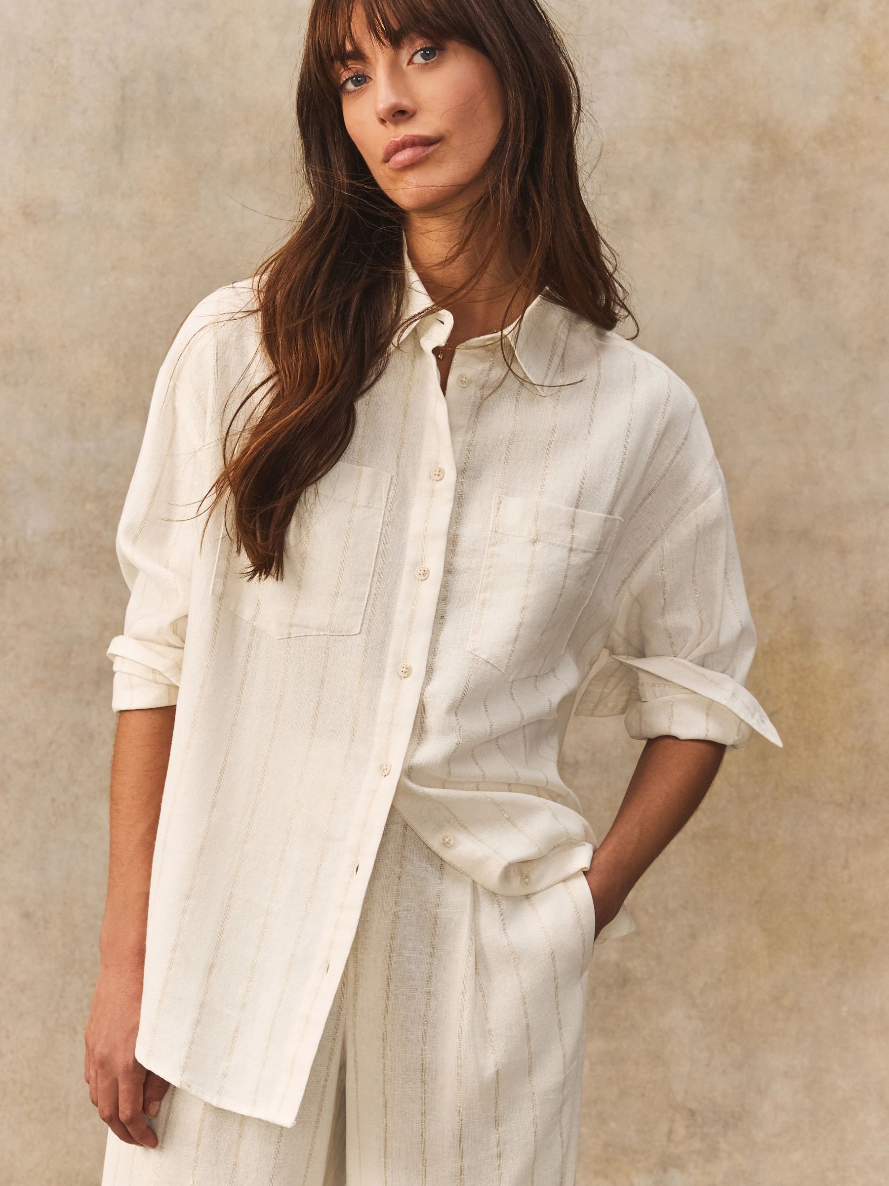 Next Morning Shirt Midnight/White Stripe