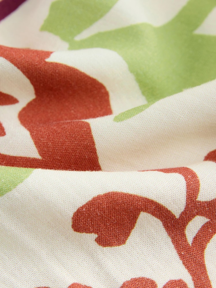 Crudo - Pantalones de pernera ancha con lino - Imagen 8 de 8 Crudo - Pantalones de pernera ancha con lino - Imagen 8 de 8