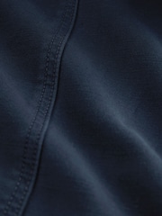 Navy 100% Cotton Cargo Barrel Leg Trousers - Image 8 of 8