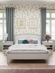 Laura Ashley White Washed Bramford Bed Frame - Image 1 of 4