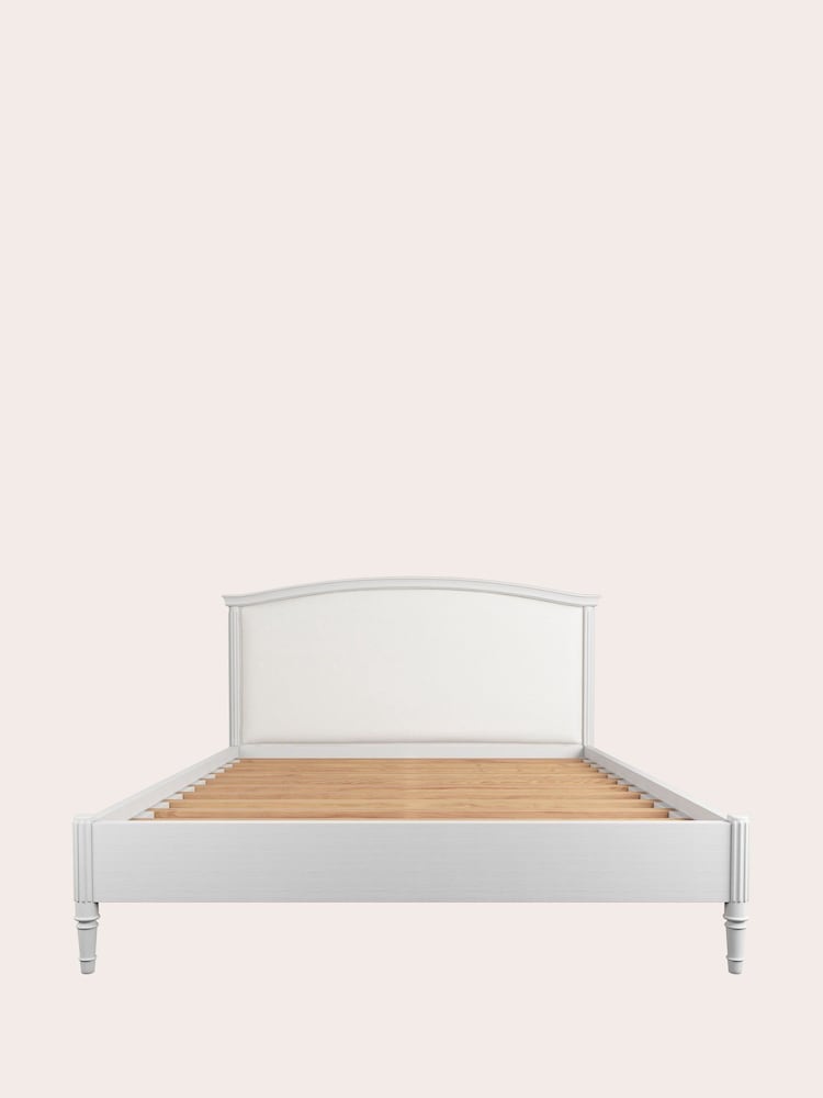 Laura Ashley White Washed Bramford Bed Frame - Image 2 of 4
