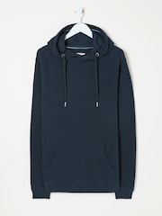 FatFace Navy Pique Hoodie - Image 7 of 7