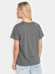 PixieGirl Petite Grey Brooklyn 92 100% Cotton T-Shirt - Image 3 of 5