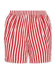 Yours Curve Red Stripe Co-Ord Shorts - Image 5 of 5