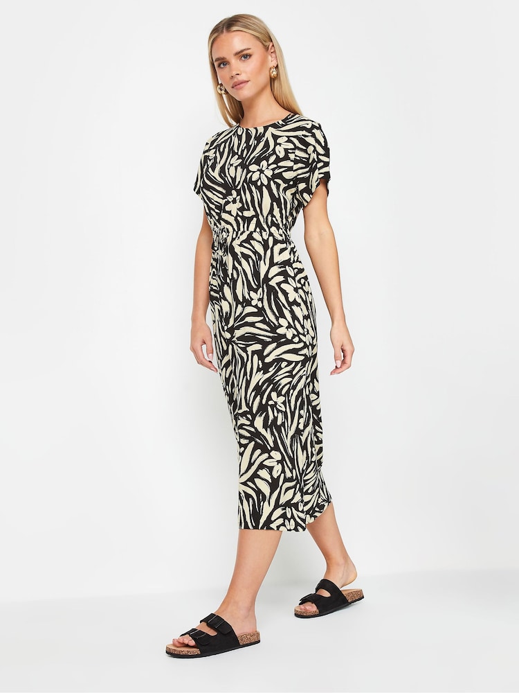 Vestido midi PixieGirl Petite com amarração na cintura - Imagem 1 de 5