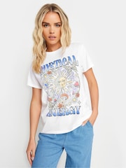 PixieGirl Petite White Mystical Energy 100% Cotton T-Shirt - Image 1 of 5