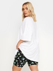 Yours Curve Black Legging Shorts 2 Pack - Image 5 of 6
