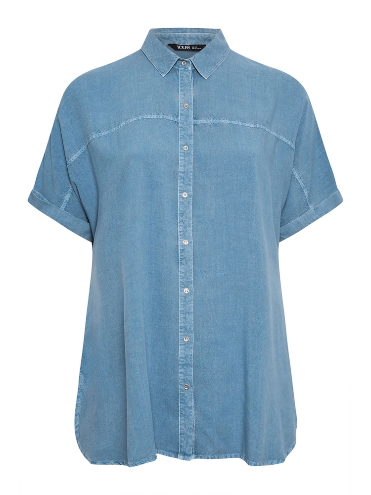 Yours Curve Chambray 100% Cotton Shirts 2 Pack - Imagen 8 de 8 Yours Curve Chambray 100% Cotton Shirts 2 Pack - Imagen 8 de 8