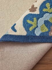 Nina Campbell Blue Fergana Wool Rug - Image 4 of 5