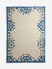 Nina Campbell Blue Fergana Wool Rug - Image 5 of 5