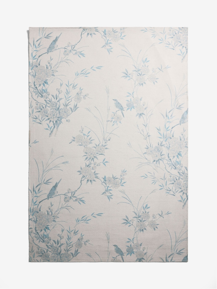 Shabby Chic by Rachel Ashwell® Blue Bird Chinoise Rug - Image 5 of 5 Shabby Chic by Rachel Ashwell® Blue Bird Chinoise Rug - Image 5 of 5