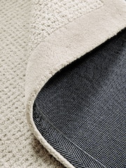 Lipsy White Wool Border Rug - Image 4 of 5