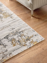 Lipsy Silver Luxe Abstract Rug - Image 2 of 5