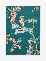Cath Kidston Green Birds and Berries Wool Rug - Image 5 of 5