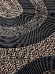 French Connection Black Jute Swati Jute Rug - Image 3 of 4