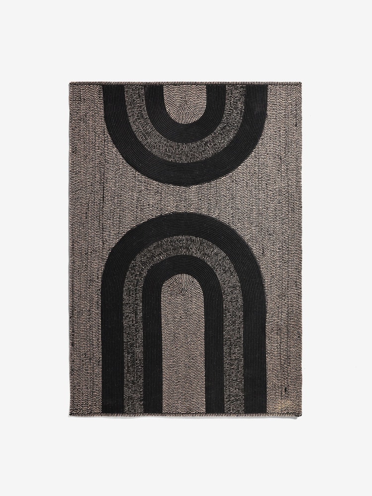 French Connection Black Jute Swati Jute Rug - Image 4 of 4