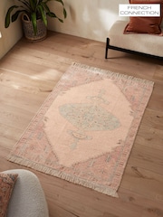 French Connection Natural Avanti Printed Chenille Rug - Image 4 of 4