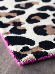 Rockett St George Animal Leopard Love Rug - Image 2 of 4