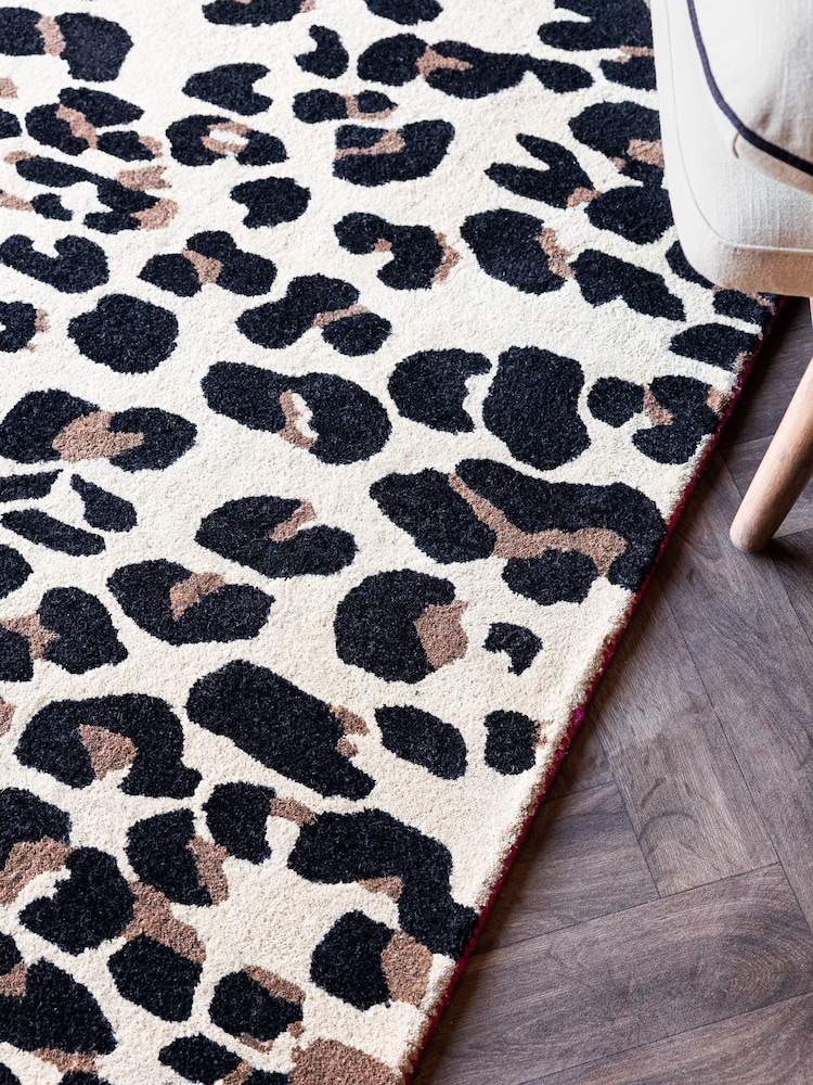 Rockett St George Animal Leopard Love Rug - Image 4 of 4