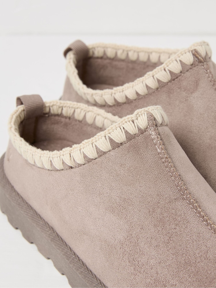 FatFace Lyra Natural Snug Slippers - Image 2 of 3
