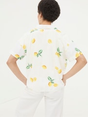 FatFace Louisa Natural Lemons Shirt - Image 3 of 6