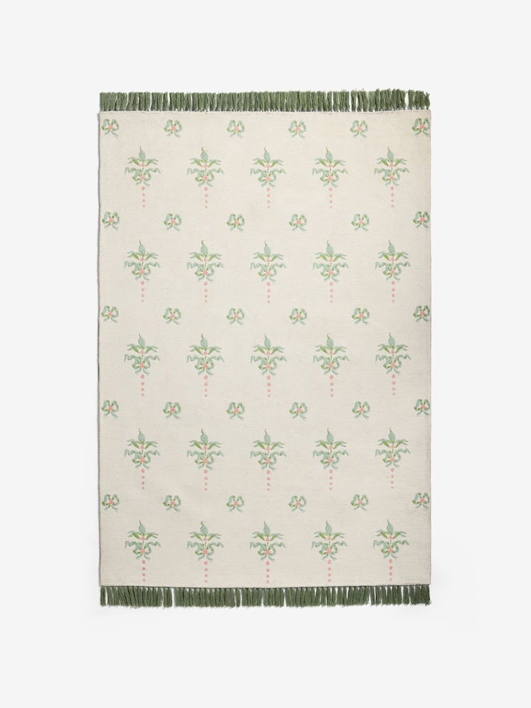 Cath Kidston Cream Heraldry Rug - Image 6 of 6 Cath Kidston Cream Heraldry Rug - Image 6 of 6