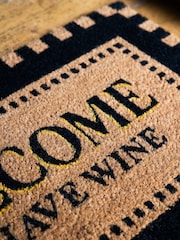 Rockett St George Welcome We Have Wine Doormat - Image 2 of 4