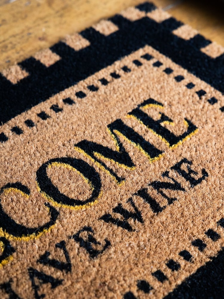 Rockett St George Welcome We Have Wine Doormat - Image 2 of 4