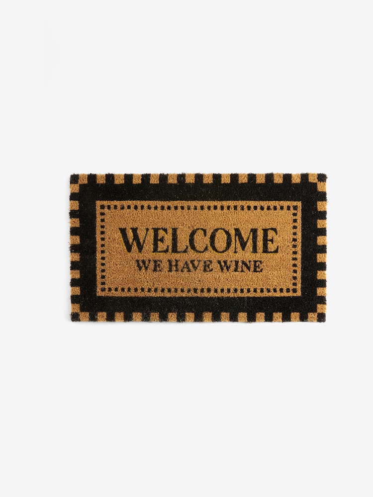 Rockett St George Welcome We Have Wine Doormat - Image 4 of 4