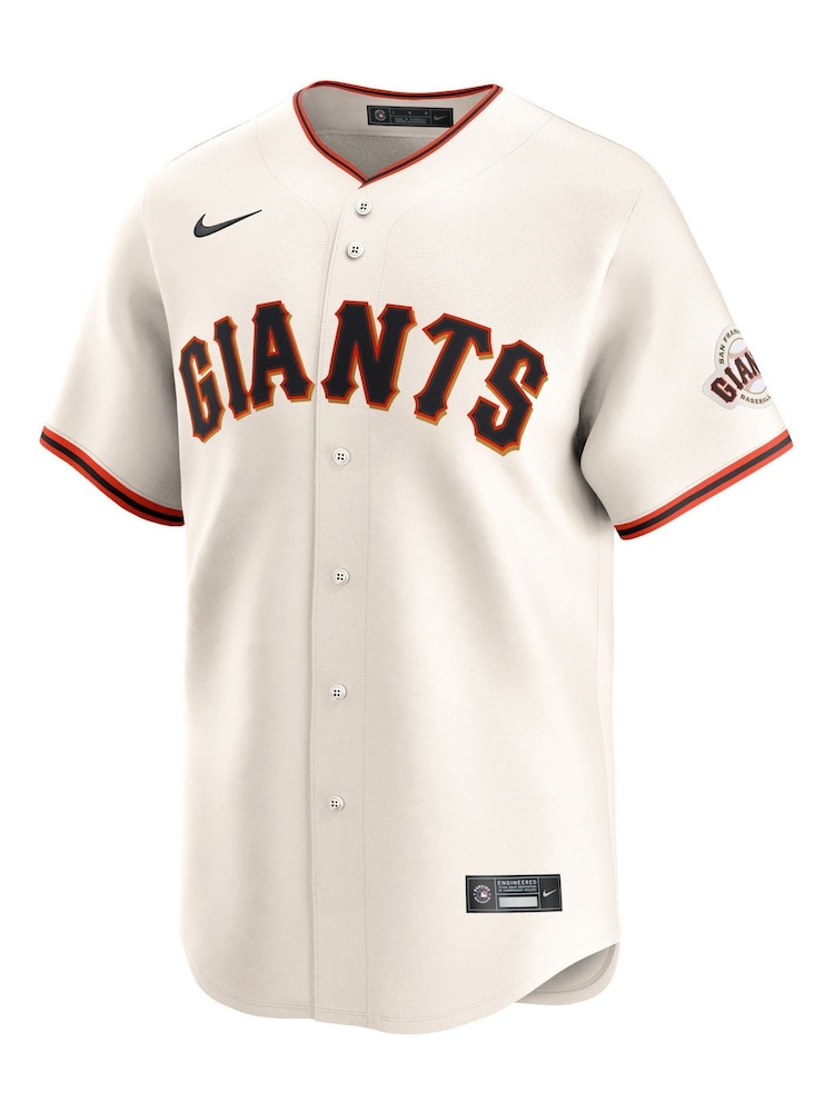 Fanatics Natural MLB San Francisco Giants Limited Home Jersey - Image 3 of 3