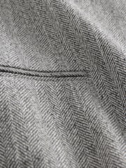 Black/White Herringbone Relaxed Blazer - Image 4 of 4