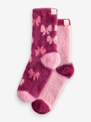 Bath & Body Works Cosy Bow Socks 2 Pack - صورة 4 من 6