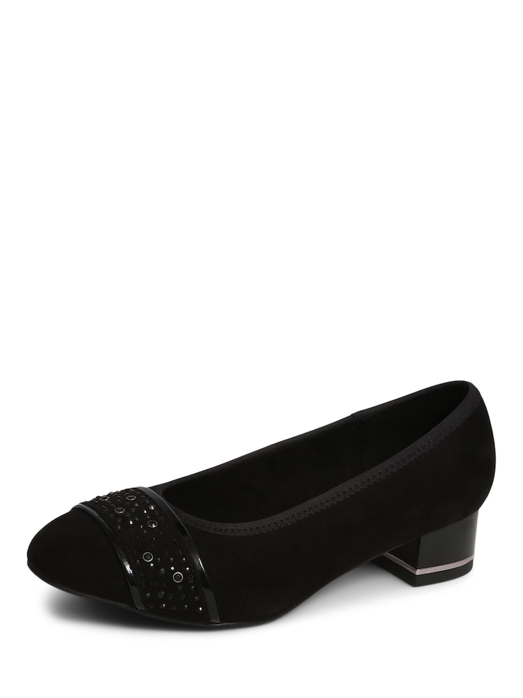 Pavers Wide Fit Slip-On Court Shoes - Bild 2 von 5