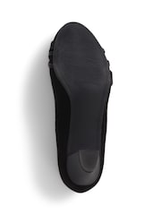 črna - Pavers širok kroj Block Heeled salonar - Slika 5 iz 5